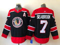 Men's Chicago Blackhawks Brent Seabrook #7 Black Breakaway Player Jerseys