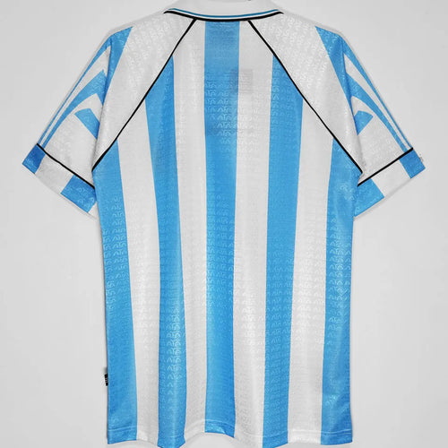 1996/97 Argentina Home Retro Soccer Jersey Back