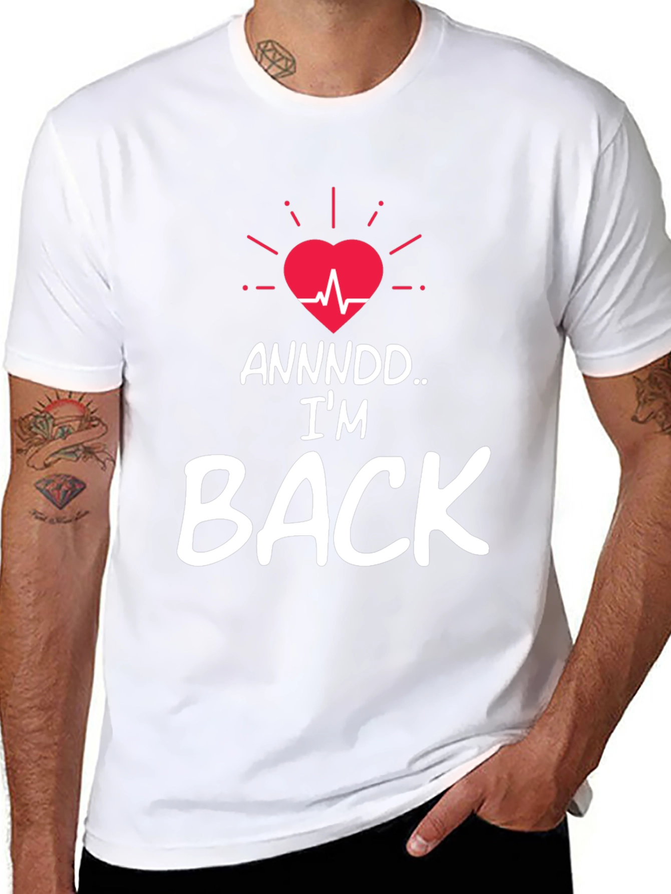 Im Back T-Shirt - Heartbeat Revival Graphic Tee