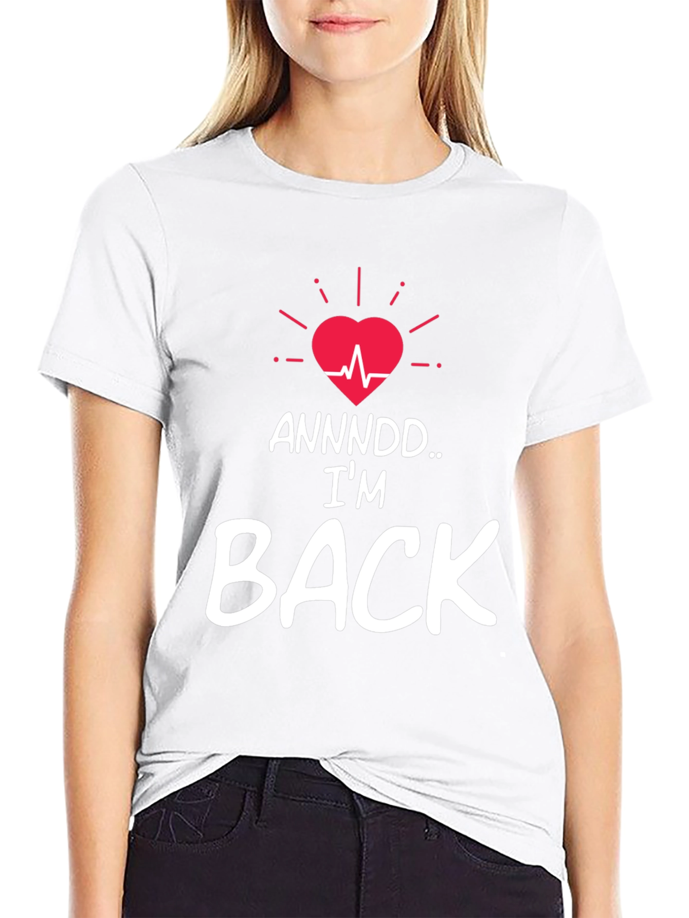 Im Back T-Shirt - Heartbeat Revival Graphic Tee