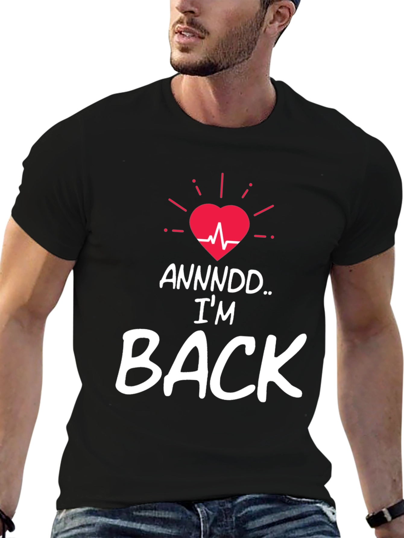 Im Back T-Shirt - Heartbeat Revival Graphic Tee