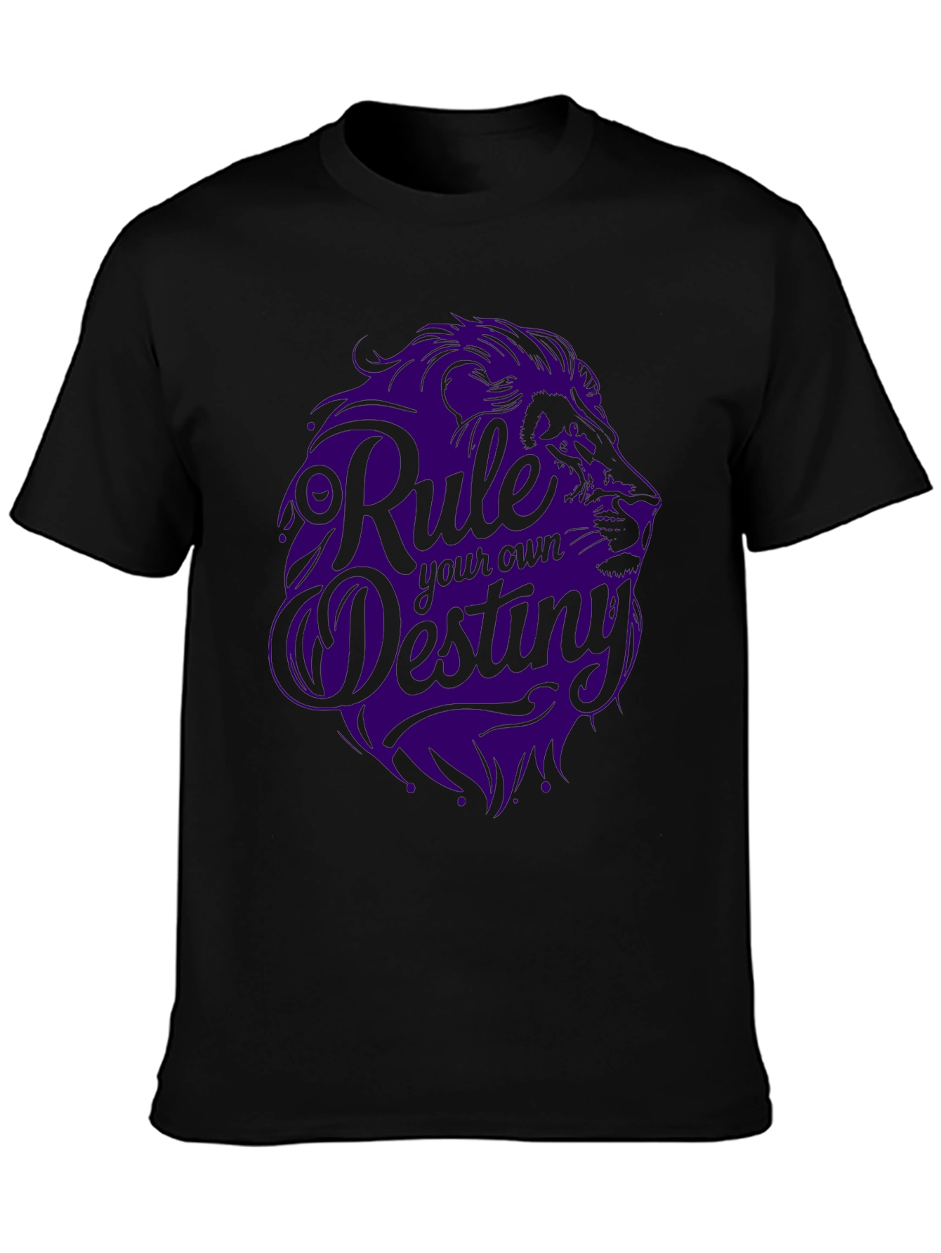 Rule Your Own Destiny Graphic Tee - Lion Design