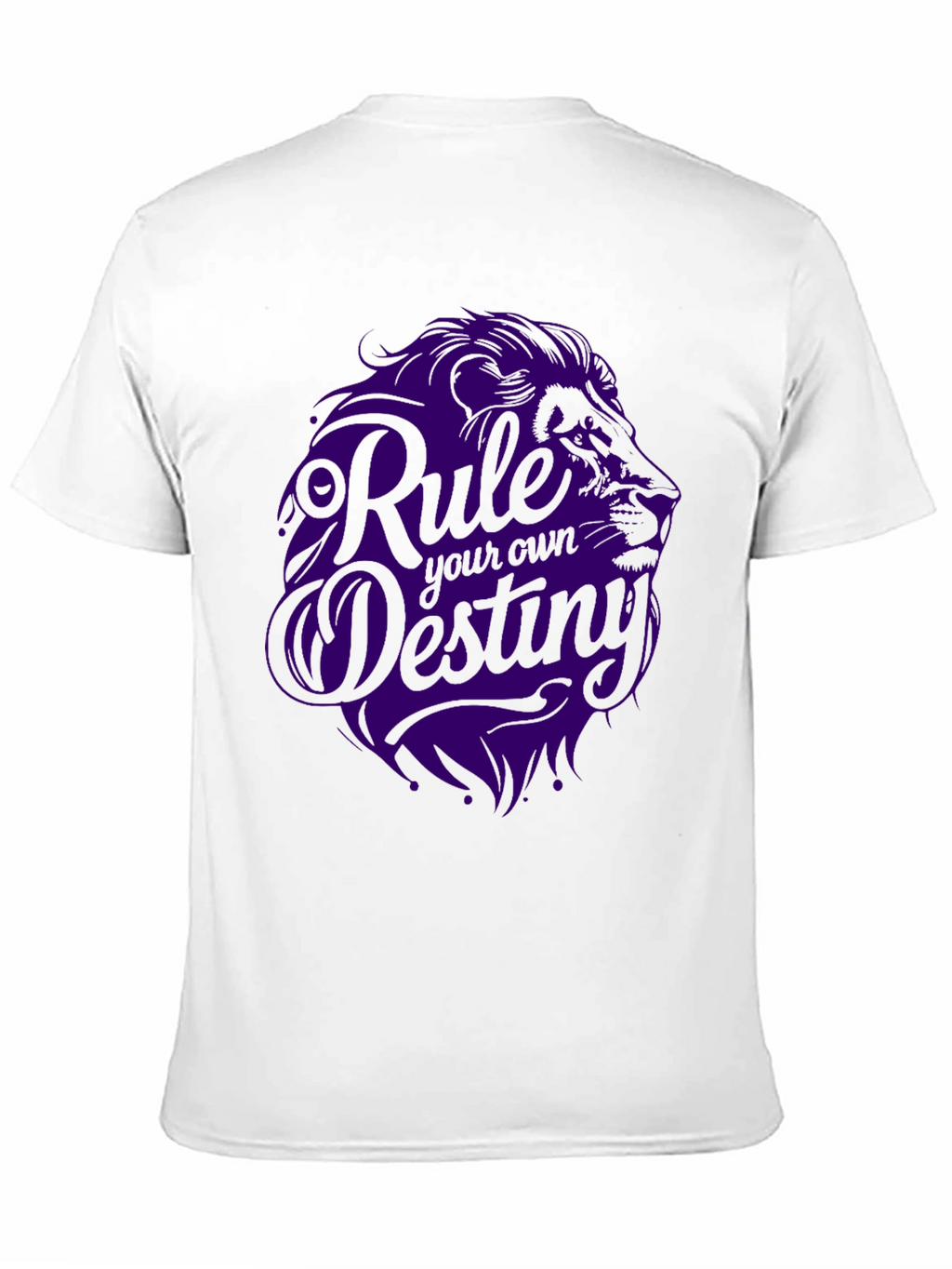 Rule Your Own Destiny Graphic Tee - Lion Design