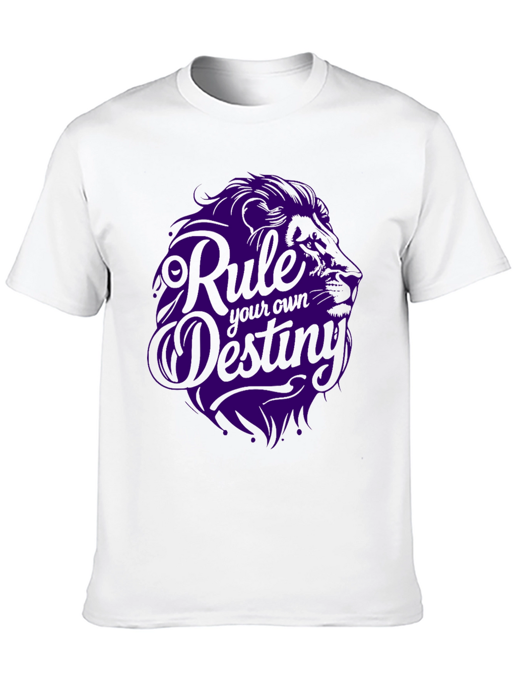 Rule Your Own Destiny Graphic Tee - Lion Design
