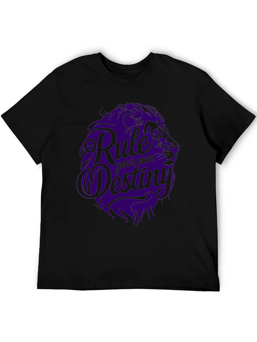 Rule Your Own Destiny Graphic Tee - Lion Design