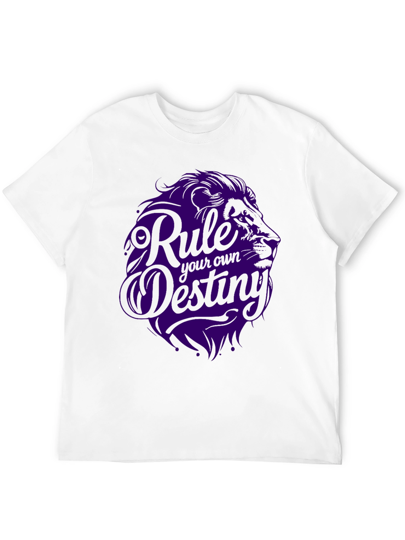 Rule Your Own Destiny Graphic Tee - Lion Design