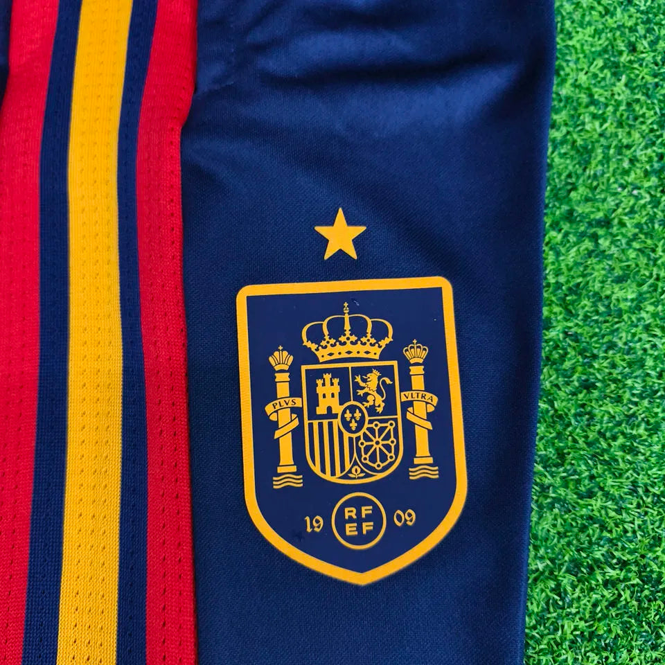 2026/27 Spain Blue Sports Trousers Detail 1