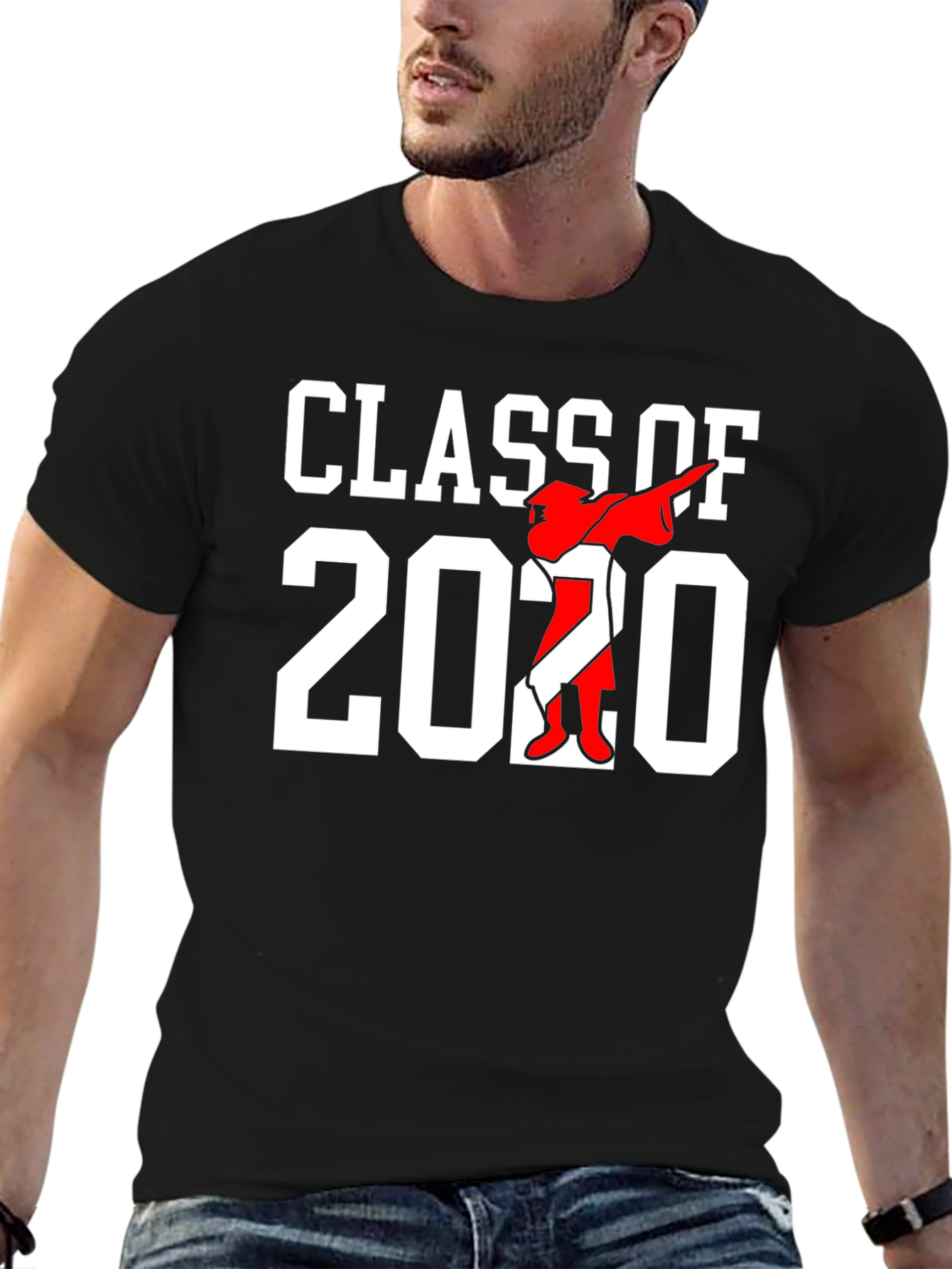 Class of 2020 T-Shirt Graduation Dabbing Design