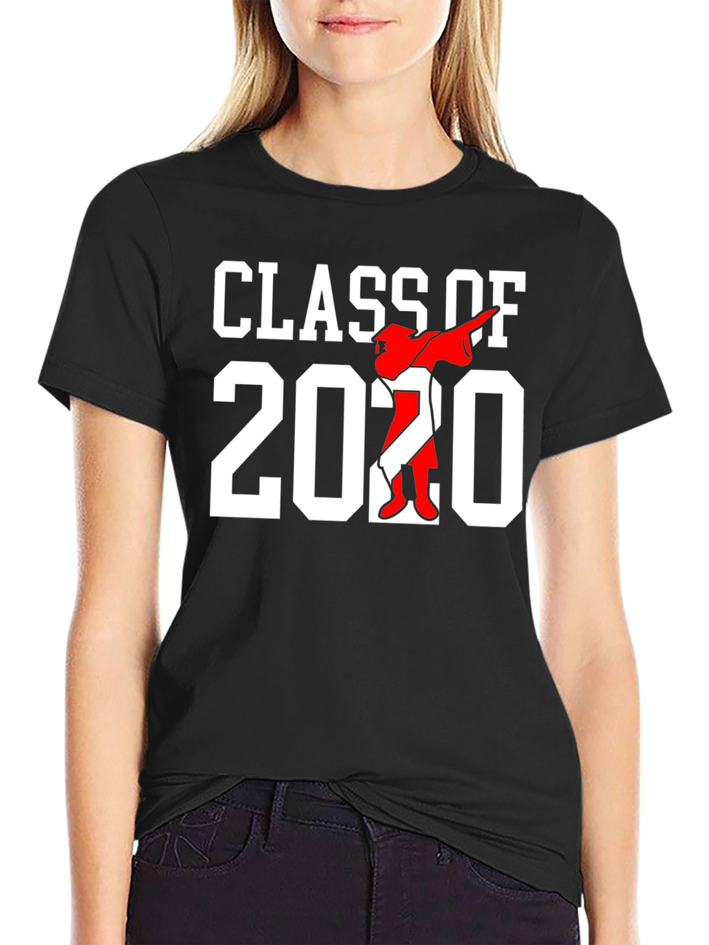 Class of 2020 T-Shirt Graduation Dabbing Design