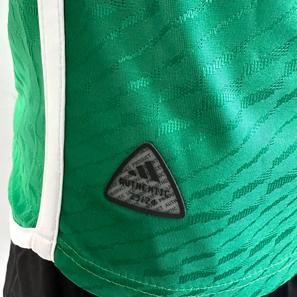 2022/23 Algeria Away Green Player Version Jersey Detail 4