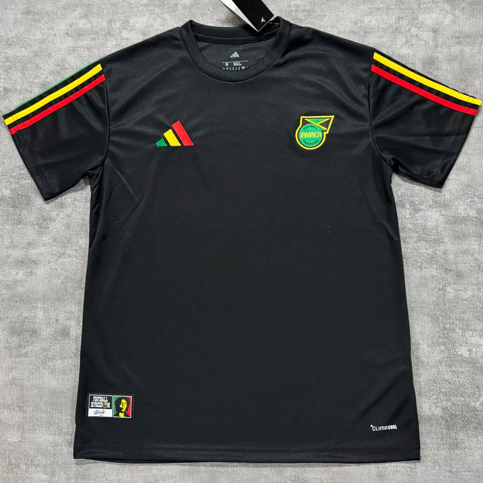 2026/27 Jamaica Away Black Fans Soccer Jersey Front