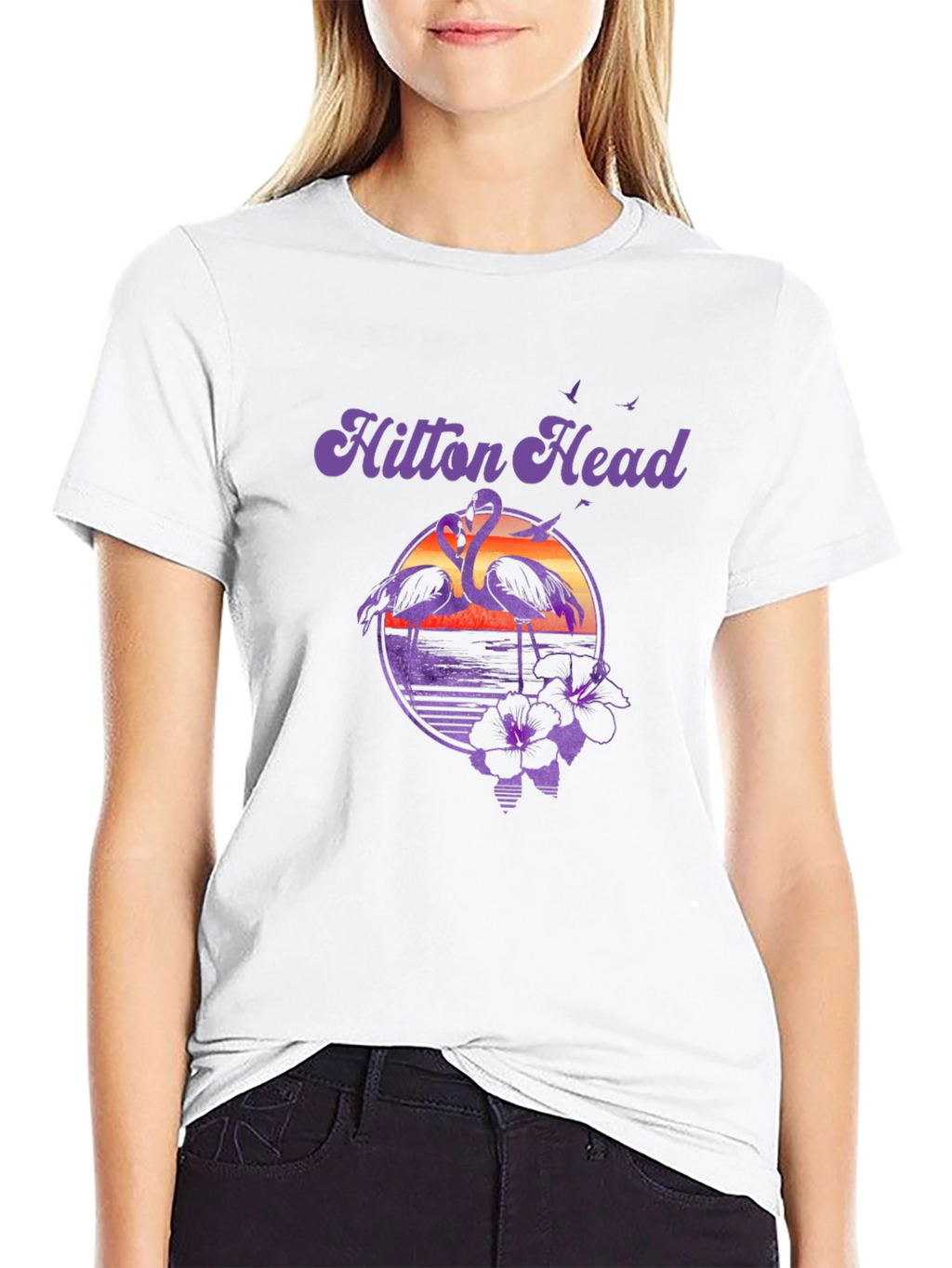 Hilton Head Flamingo Graphic Tee