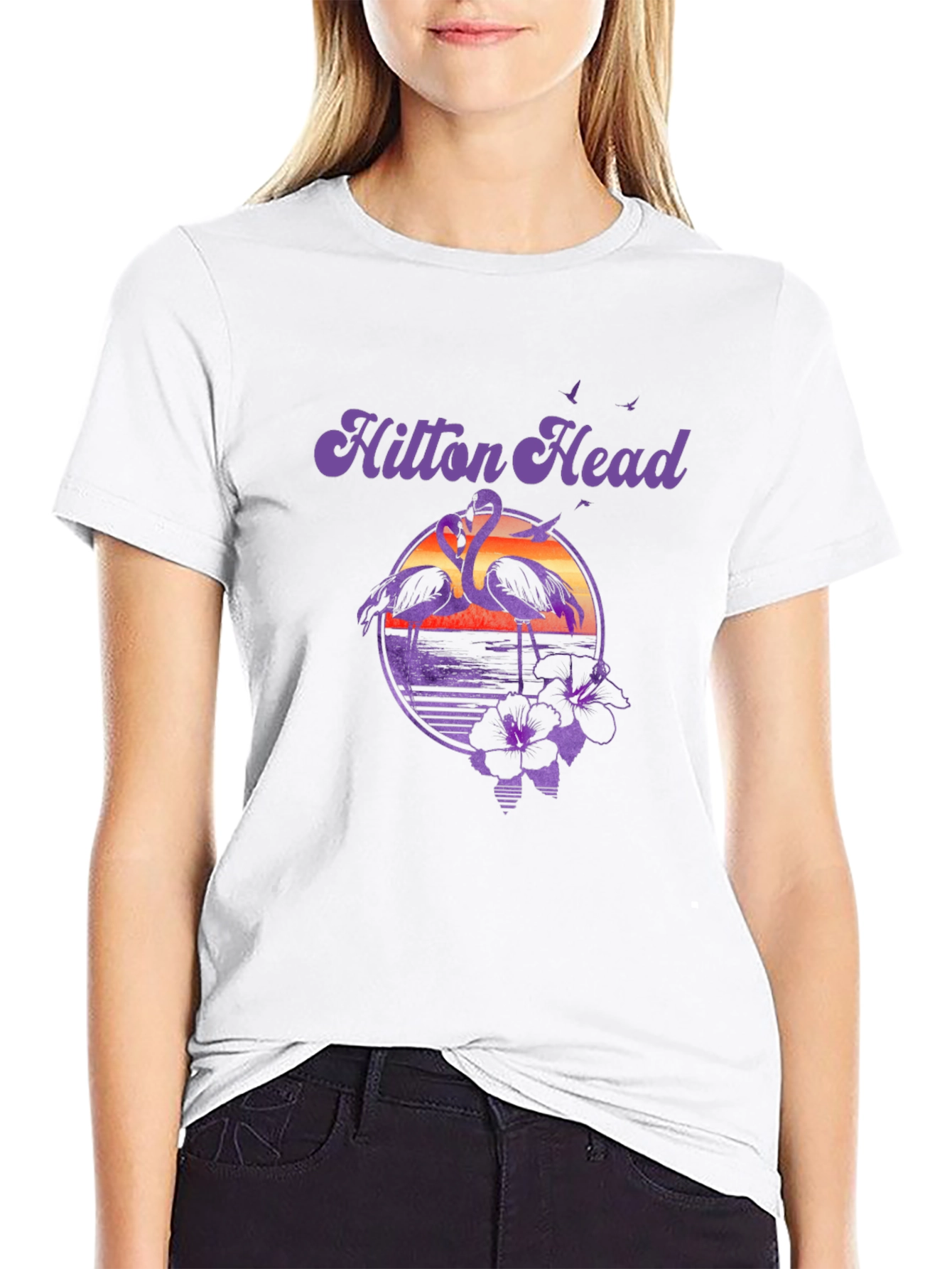 Hilton Head Flamingo Graphic Tee