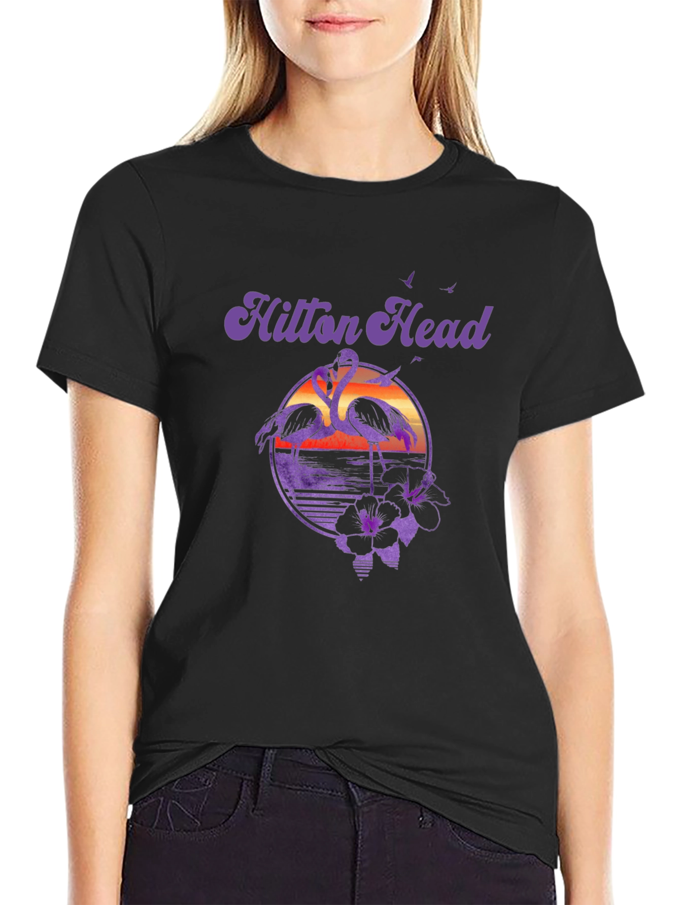 Hilton Head Flamingo Graphic Tee