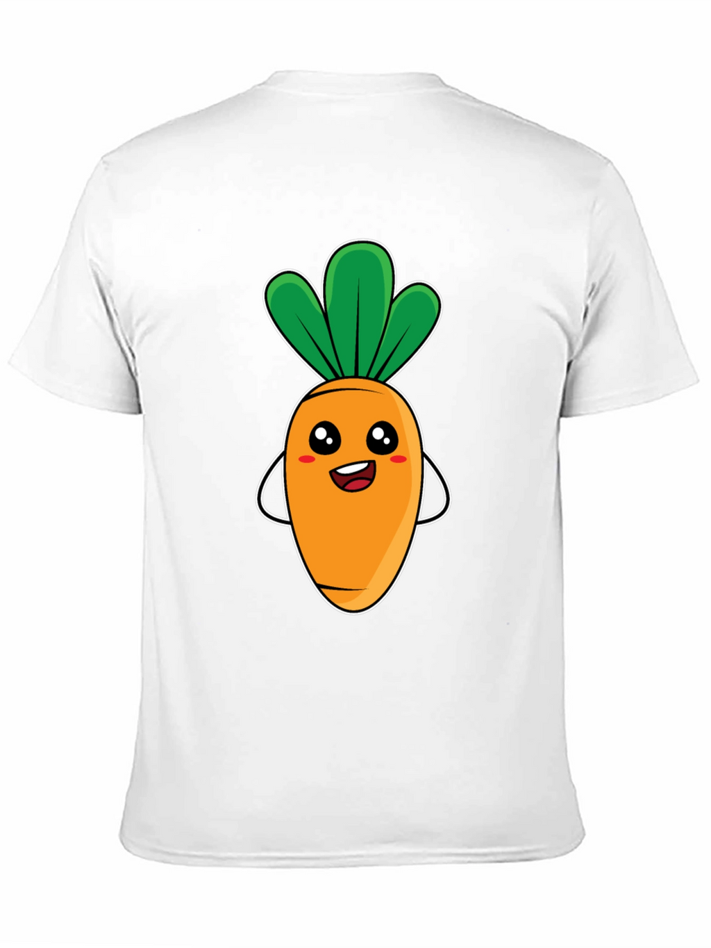Cute Carrot Graphic Tee - Black Unisex T-Shirt