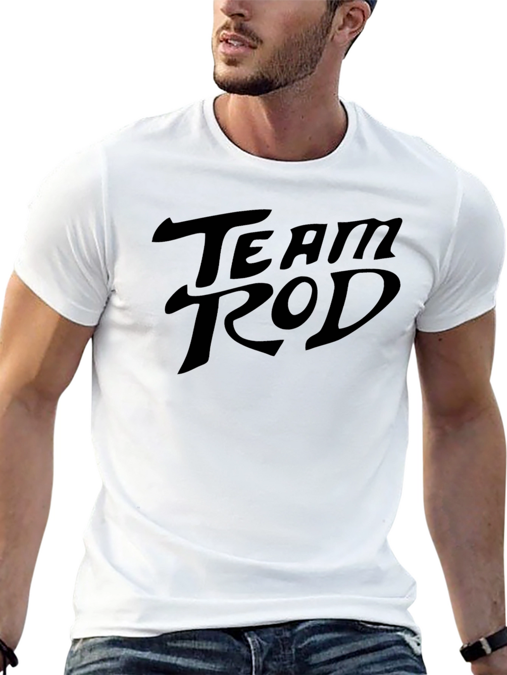 Team Rod Black Graphic T-Shirt