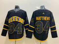 Men's Toronto Maple Leafs Auston Matthews #34 Black Player Game Jerseys
