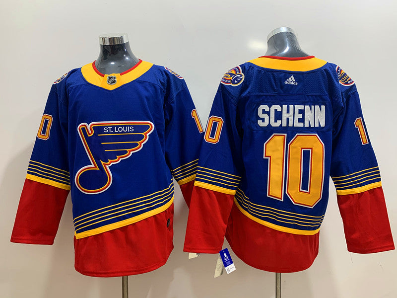 Men's St. Louis Blues Brayden Schenn #10 Blue Breakaway Player Jerseys