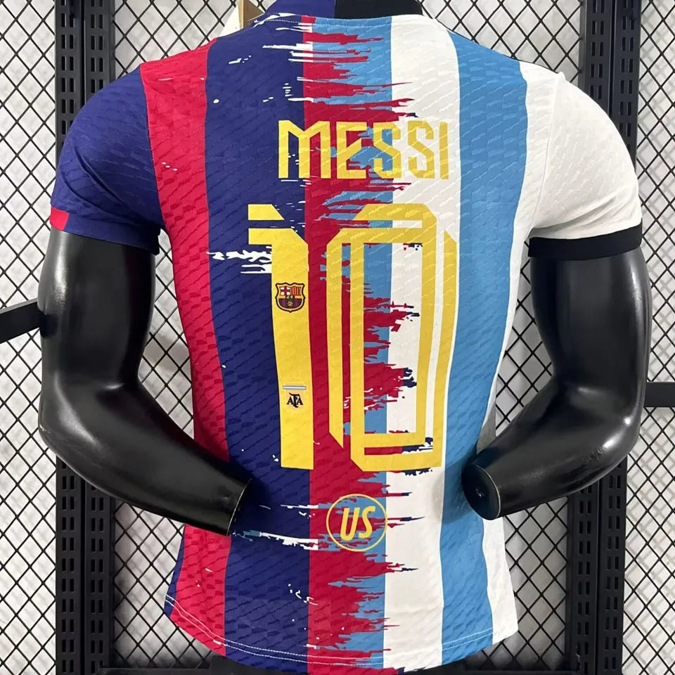 MESSI #10 Argentina x BA Special Edition Player Version Soccer Jersey Detail 1