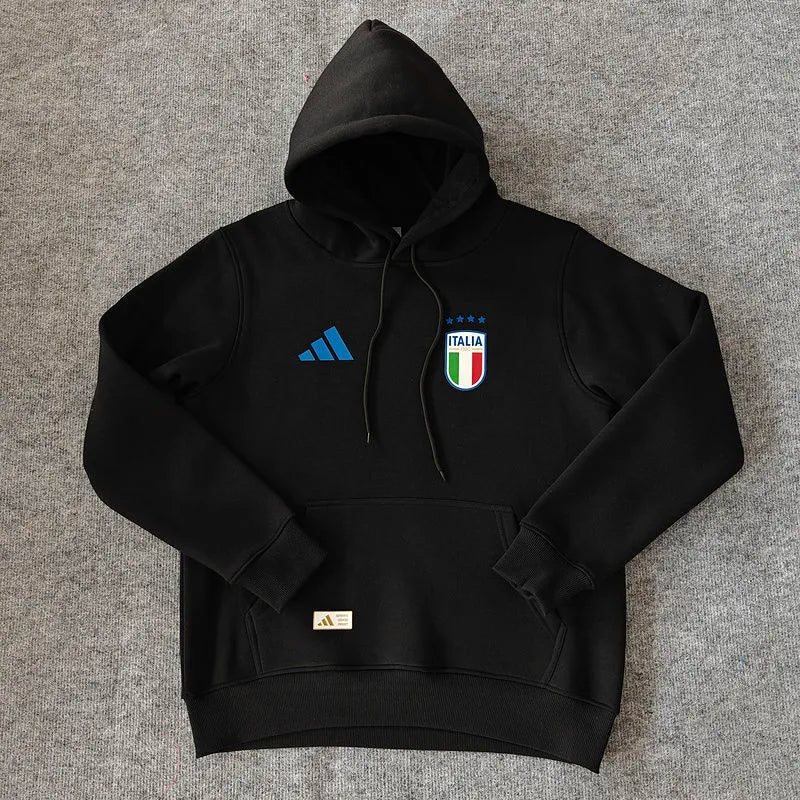 2024 Italy x Love Unites Black Fans Jersey Detail 3