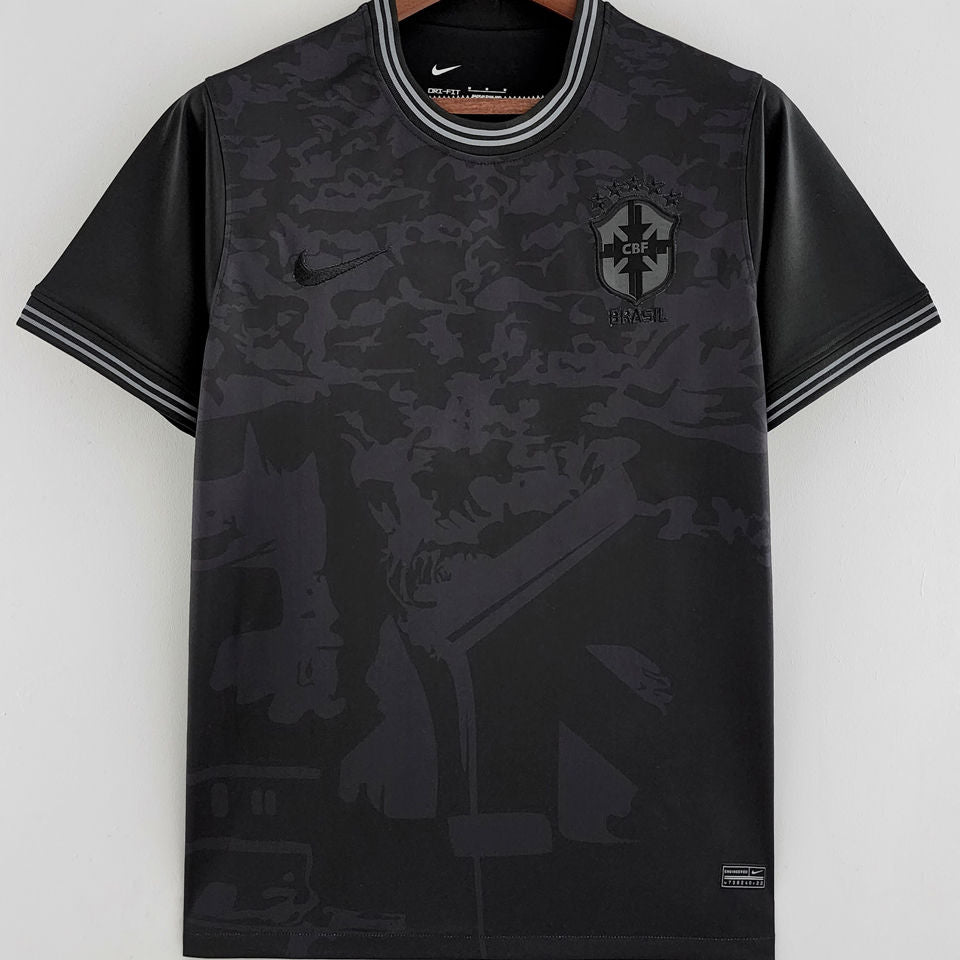 2022 Brazil Black Fans Soccer Jersey Item NO.: 1611458 Front