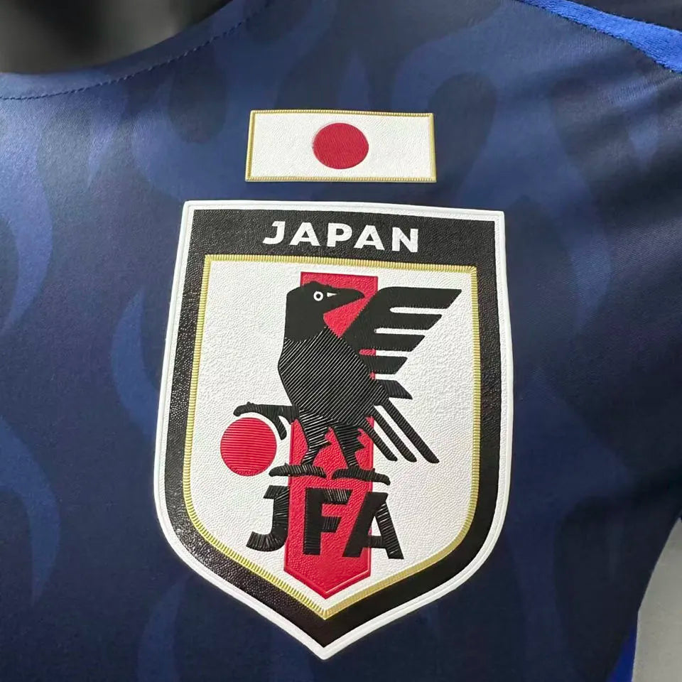 2024/25 Japan Home Blue Player Version Soccer Jersey Detail 1