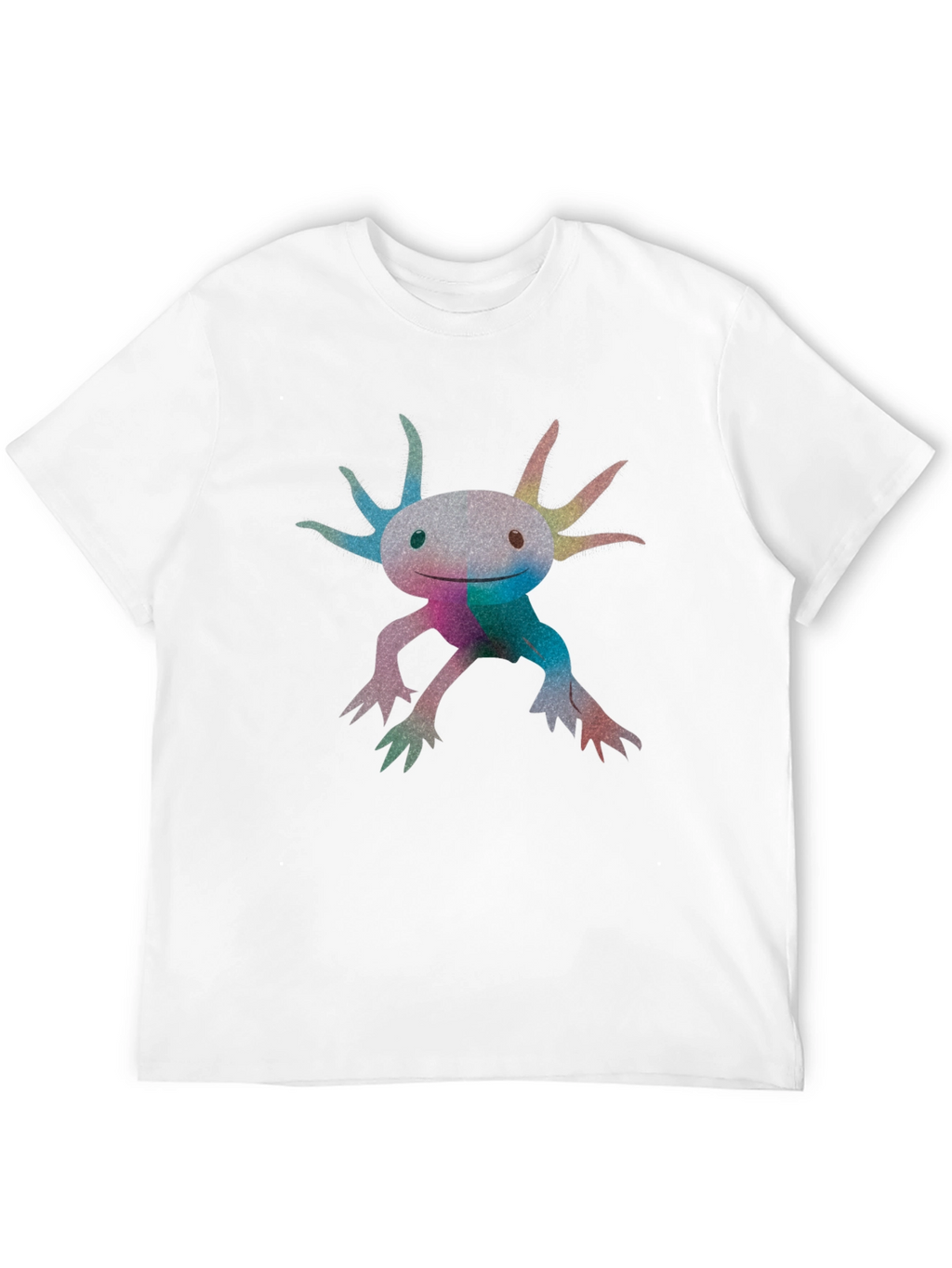 Axolotl Graphic Black T-Shirt