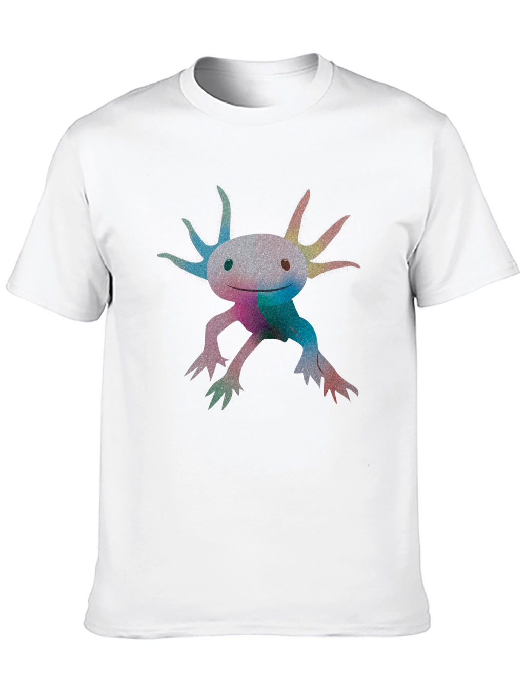 Axolotl Graphic Black T-Shirt