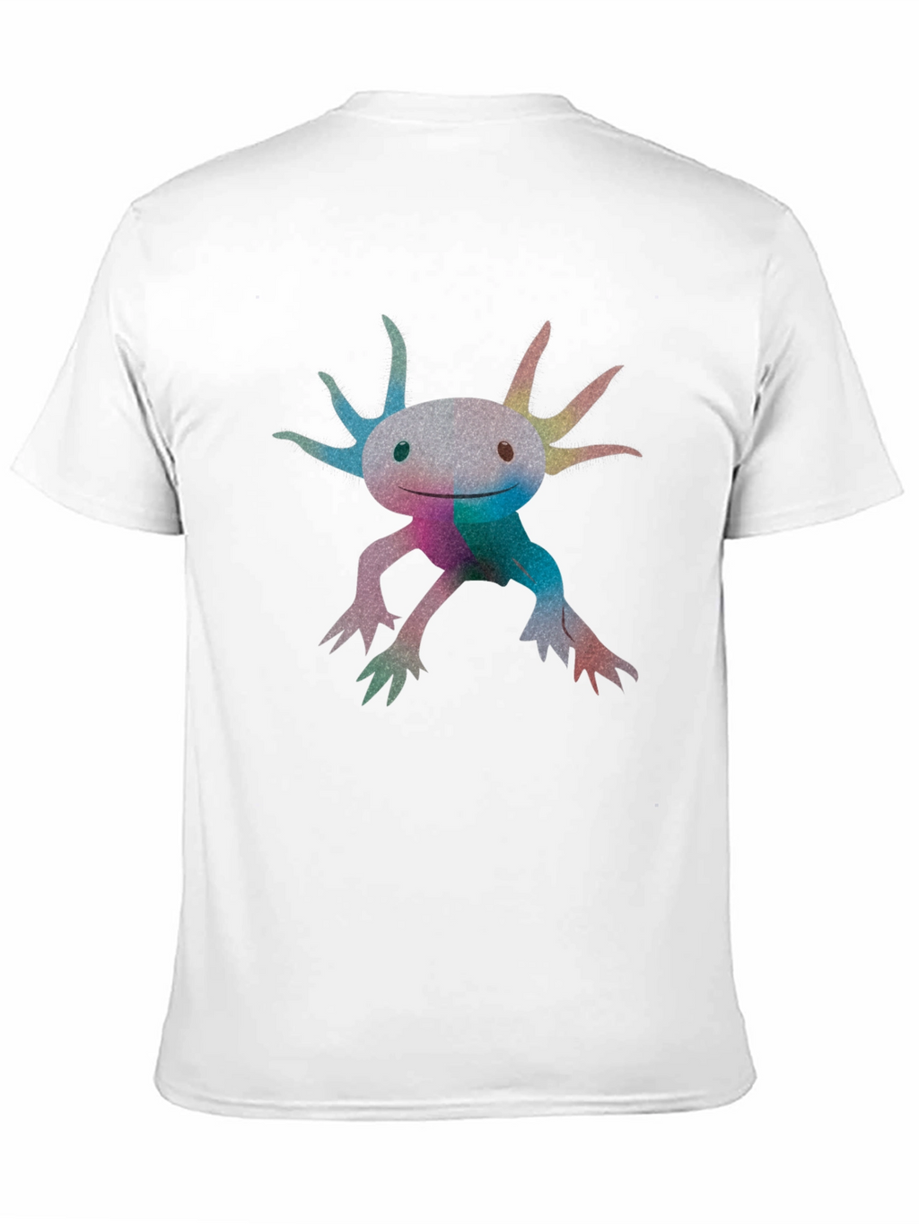 Axolotl Graphic Black T-Shirt