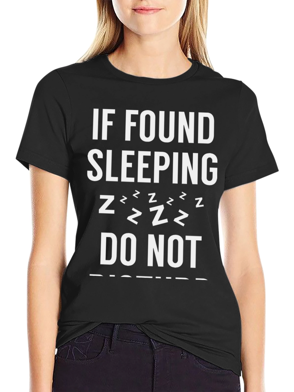 Funny Sleeping T-Shirt - Do Not Disturb