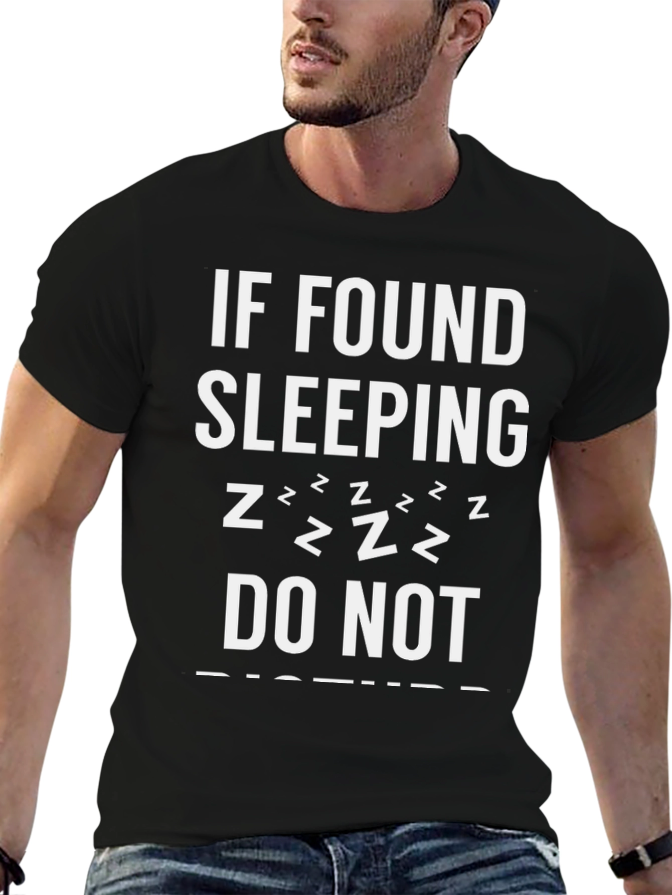 Funny Sleeping T-Shirt - Do Not Disturb
