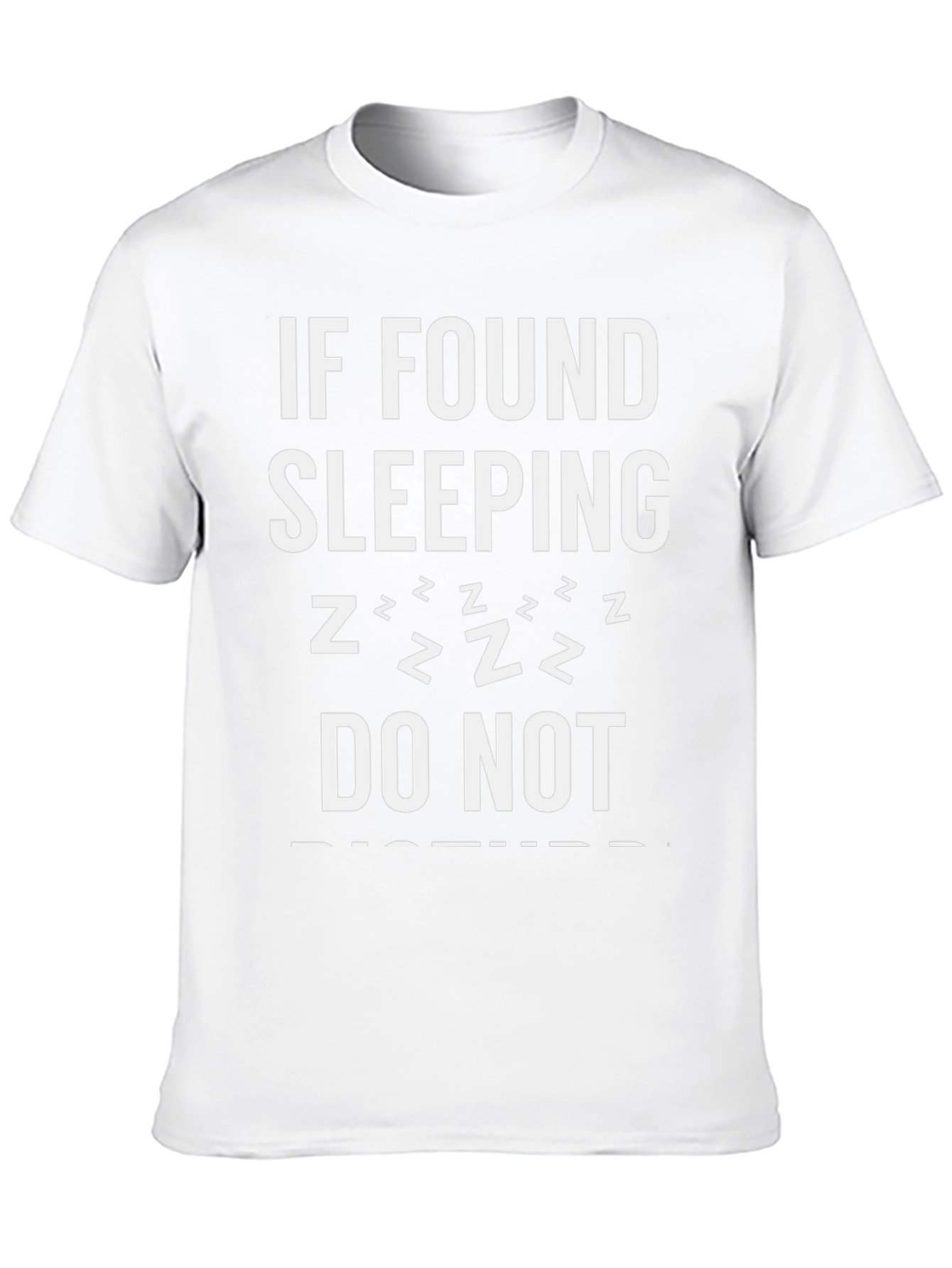 Funny Sleeping T-Shirt - Do Not Disturb