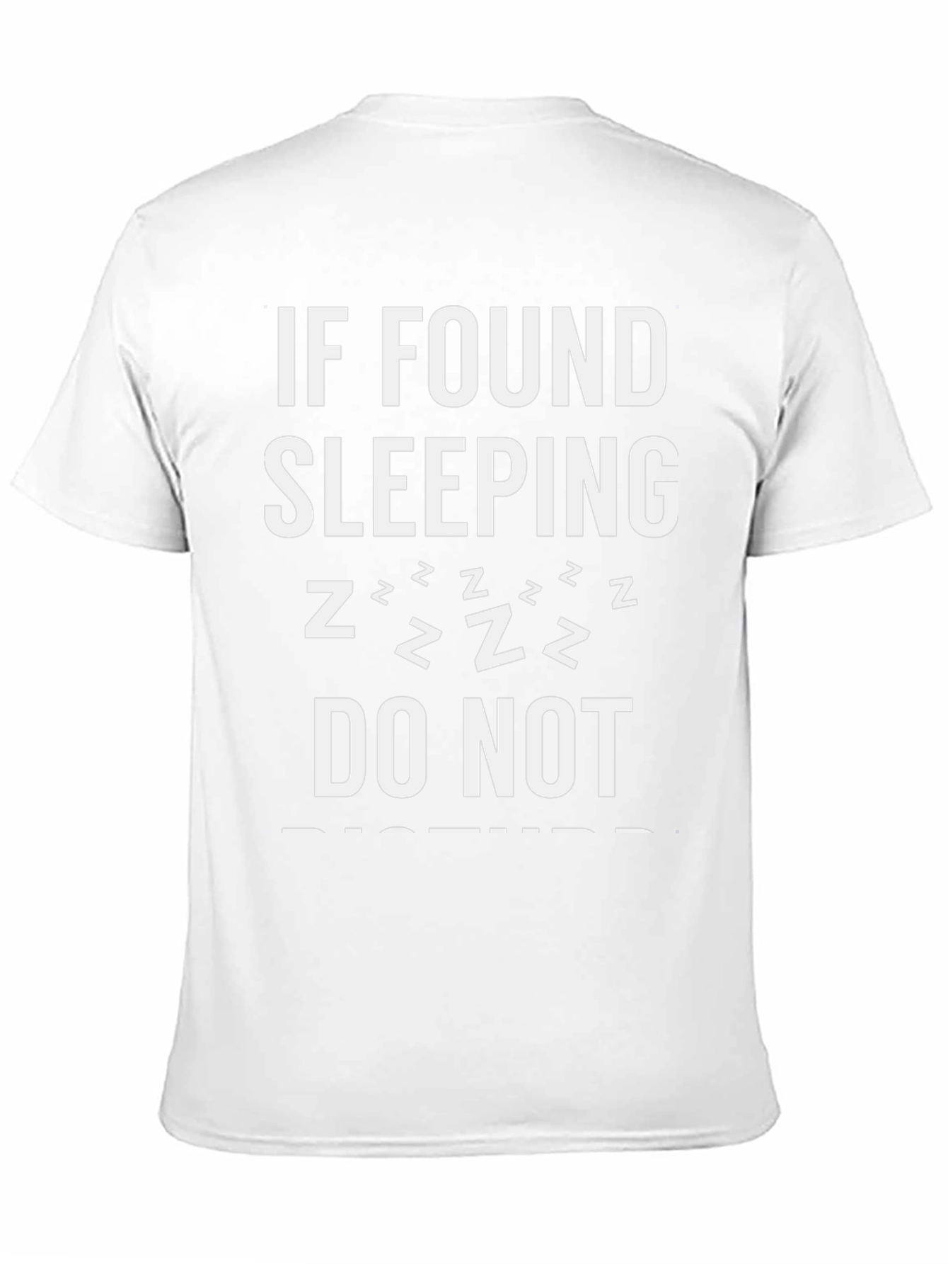 Funny Sleeping T-Shirt - Do Not Disturb