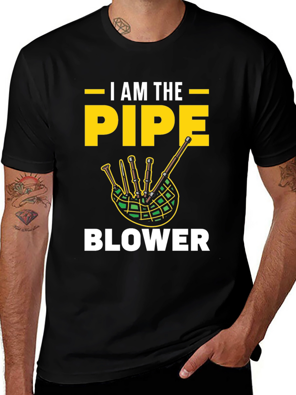 I AM THE PIPE BLOWER Graphic T-Shirt