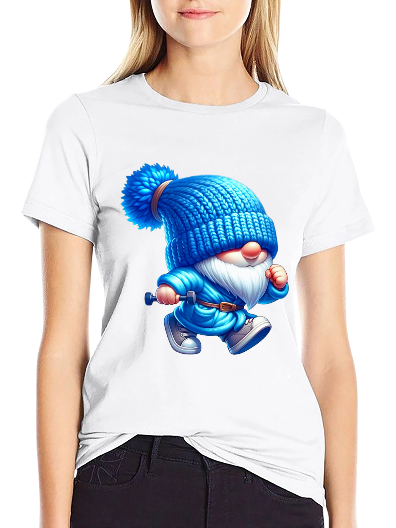 Whimsical Gnome Graphic Tee