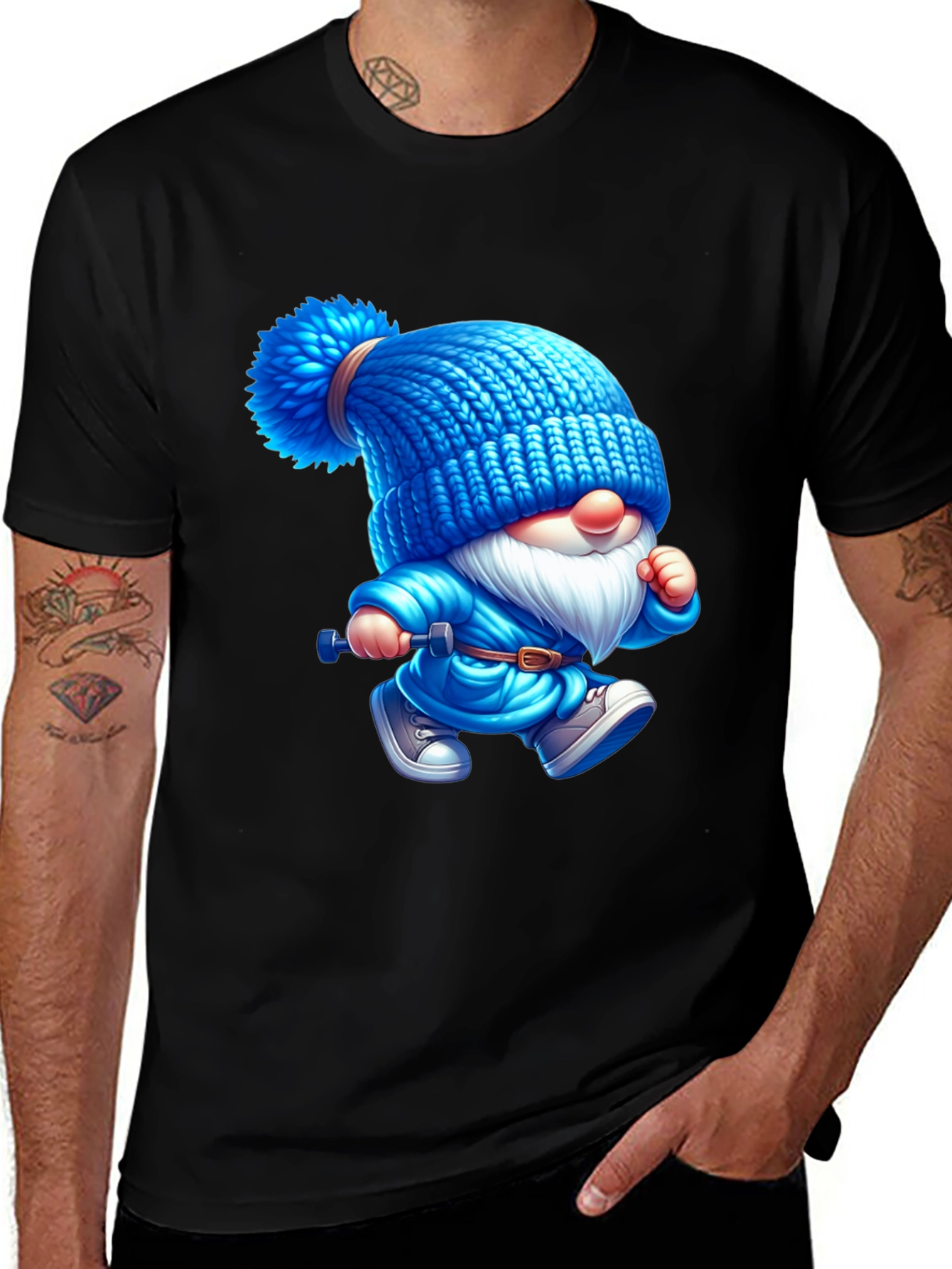 Whimsical Gnome Graphic Tee