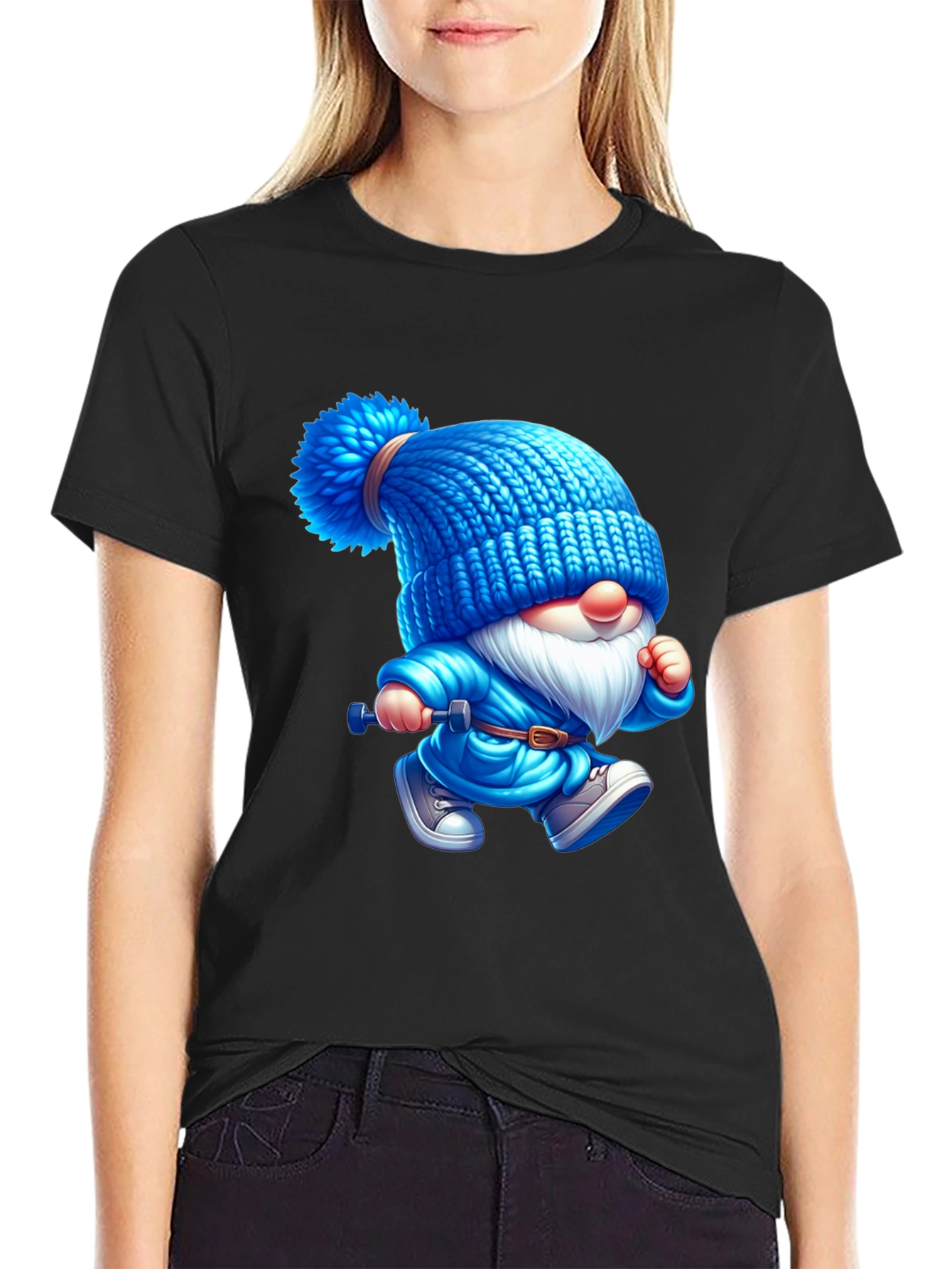 Whimsical Gnome Graphic Tee