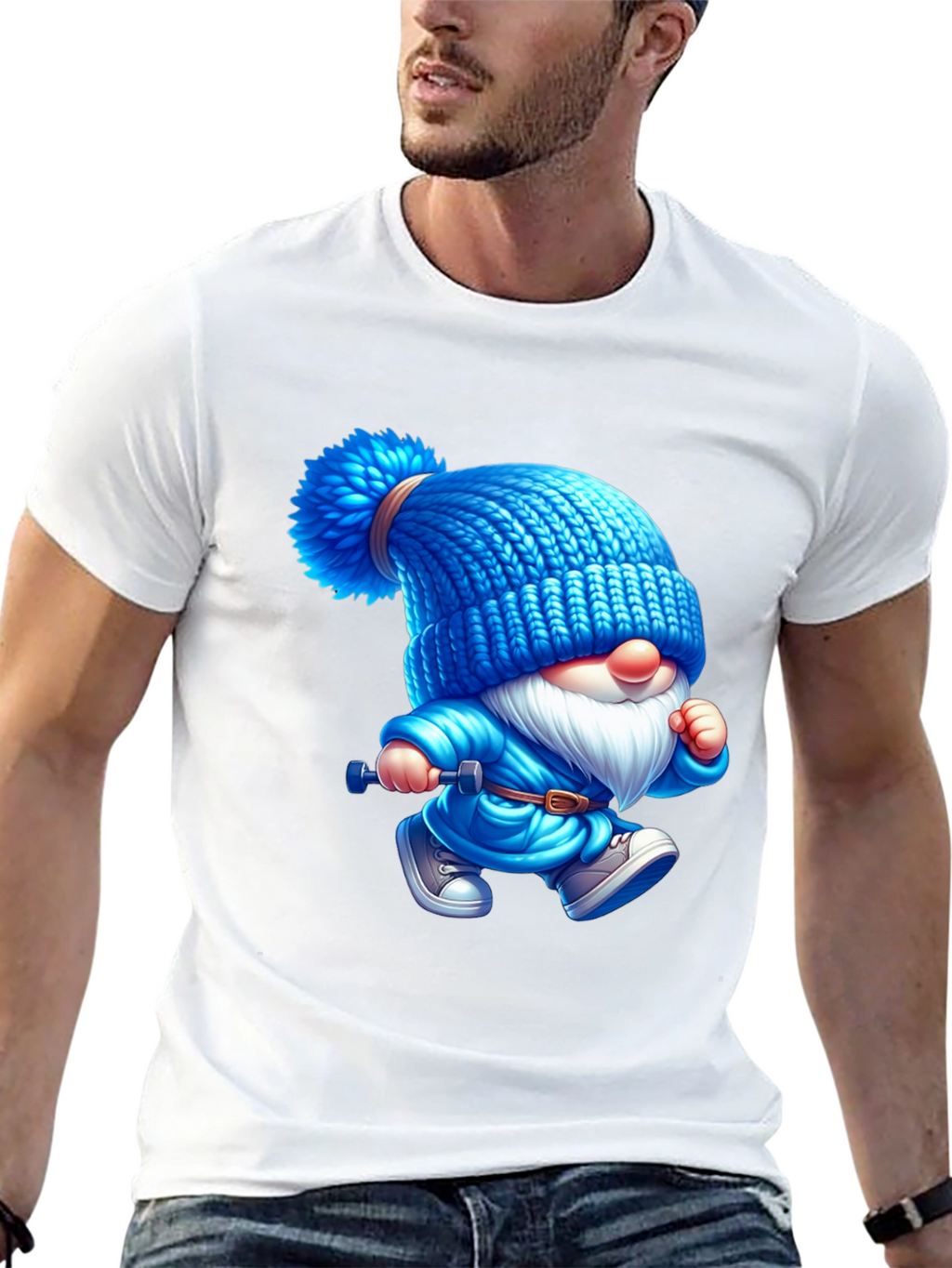 Whimsical Gnome Graphic Tee