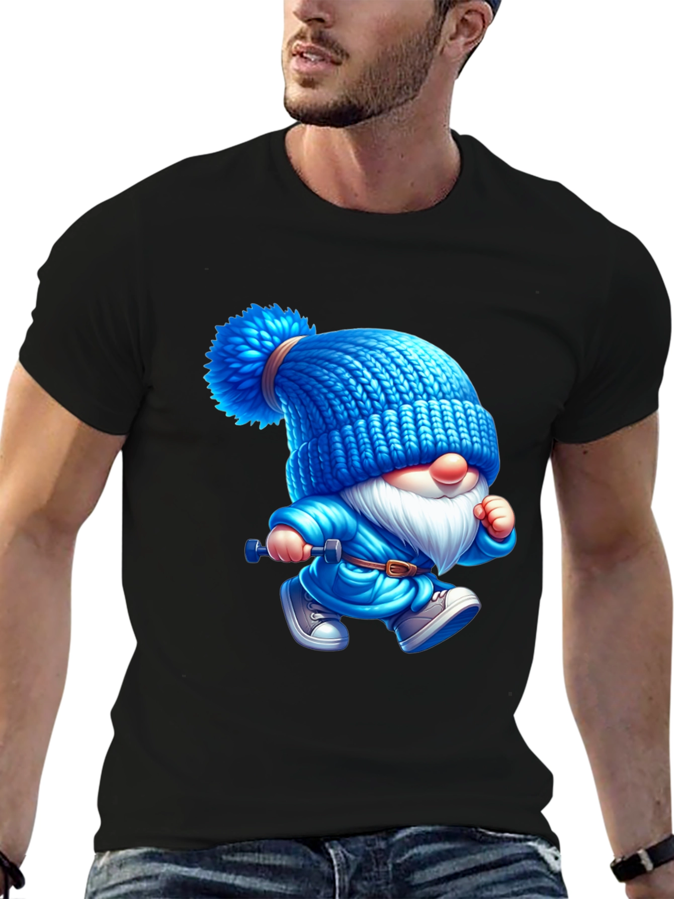 Whimsical Gnome Graphic Tee