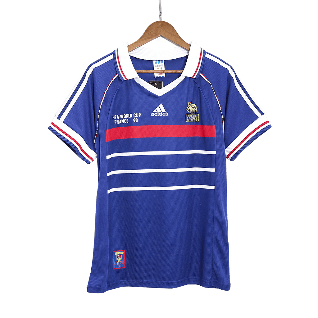 France World Cup Home Jersey Retro 1998 Front