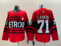 Men's Detroit Red Wings Dylan Larkin #71 Red Breakaway Player Jerseys