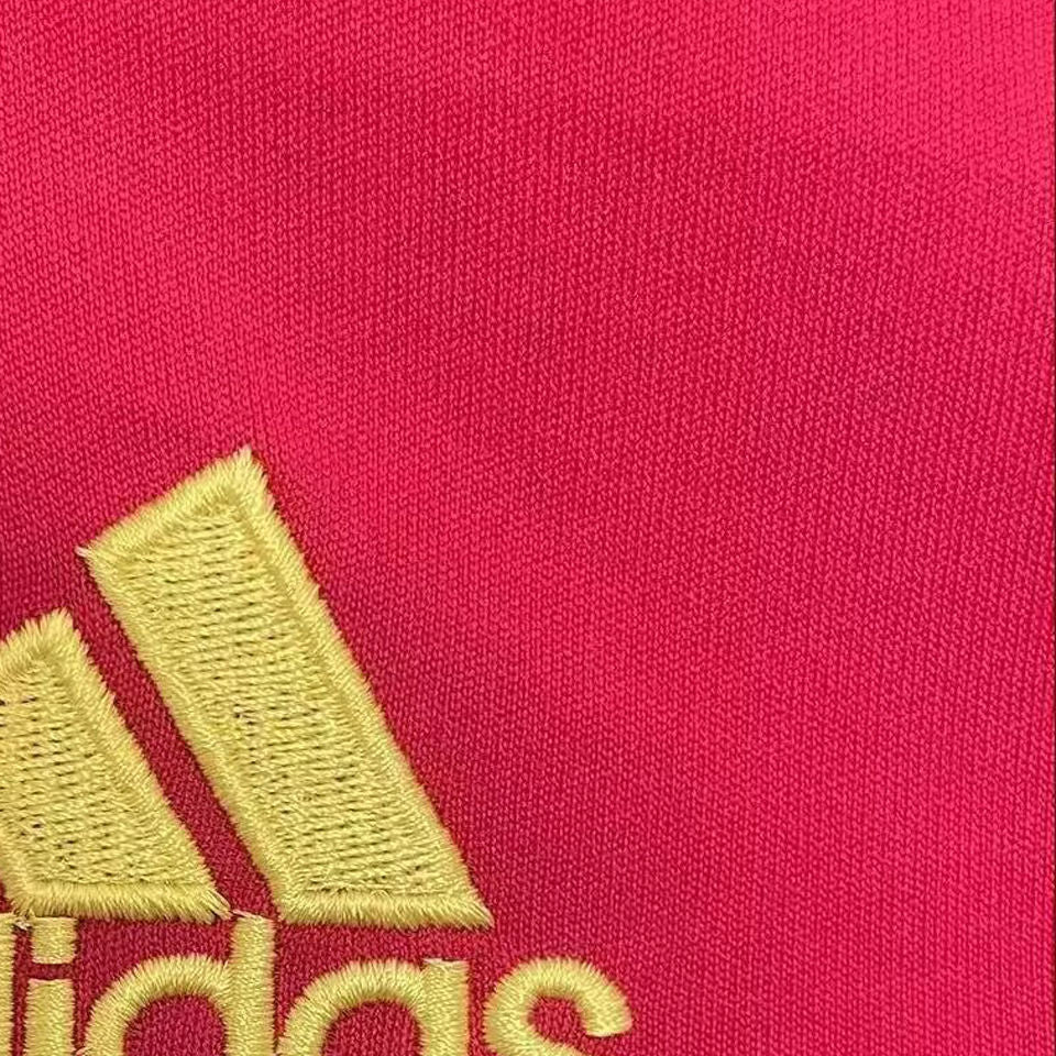 2008 Spain Home Red Retro Soccer Jersey Item NO.: SP2008 Detail 2