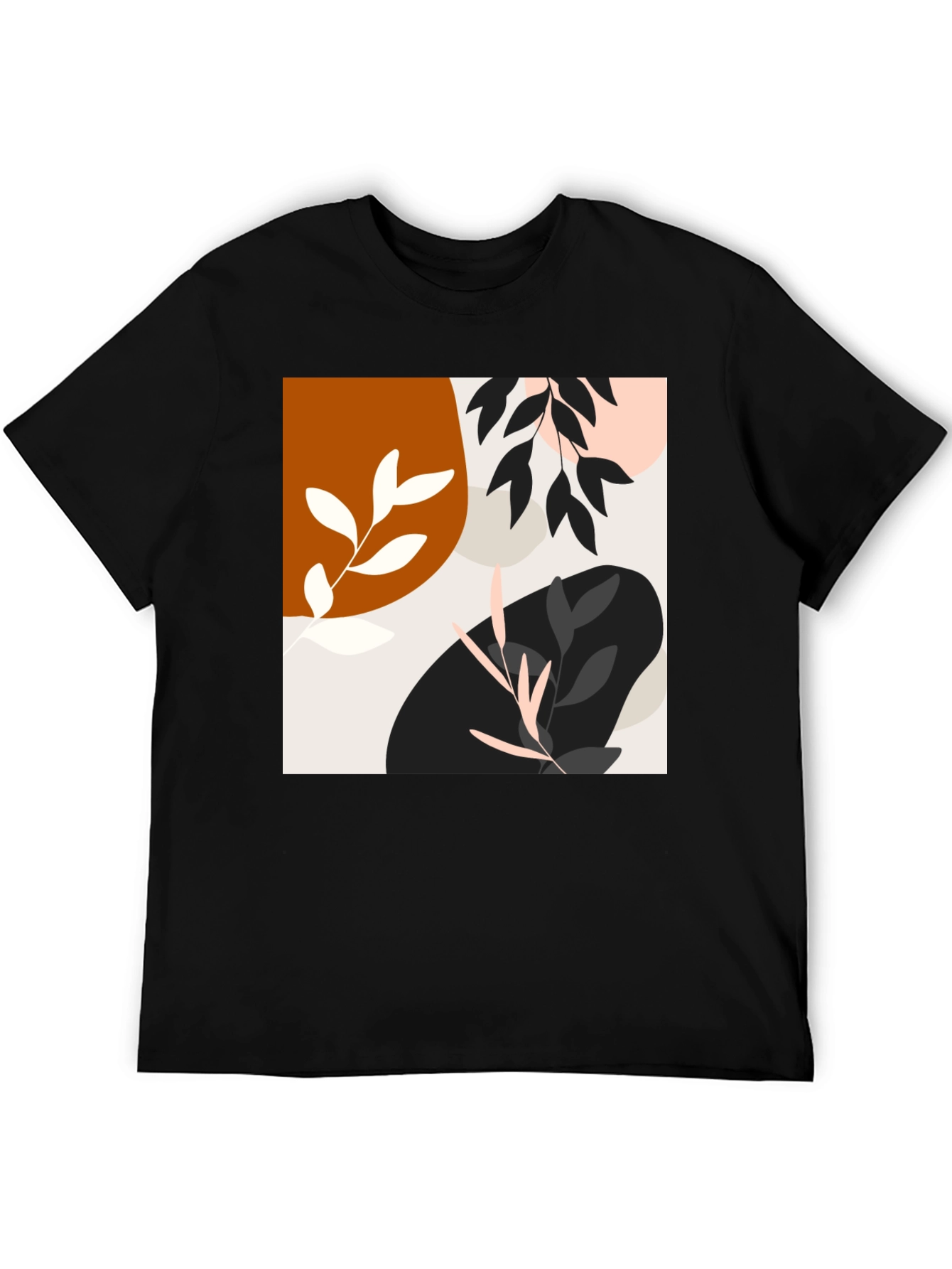 Modern Art Black T-Shirt
