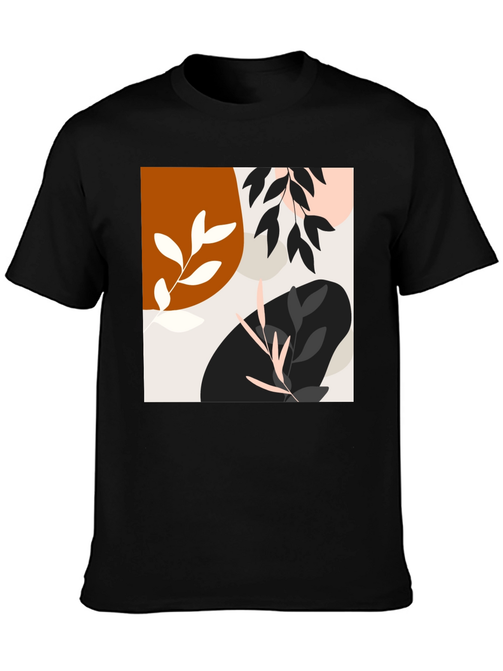 Modern Art Black T-Shirt