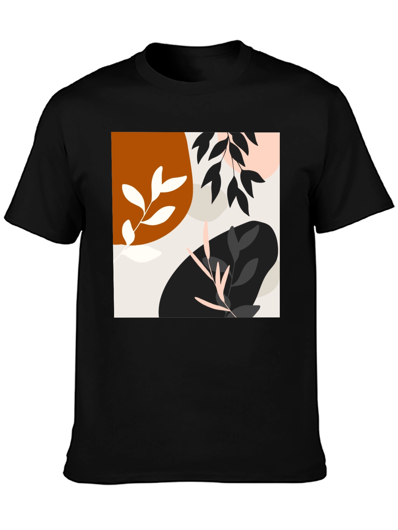 Modern Art Black T-Shirt