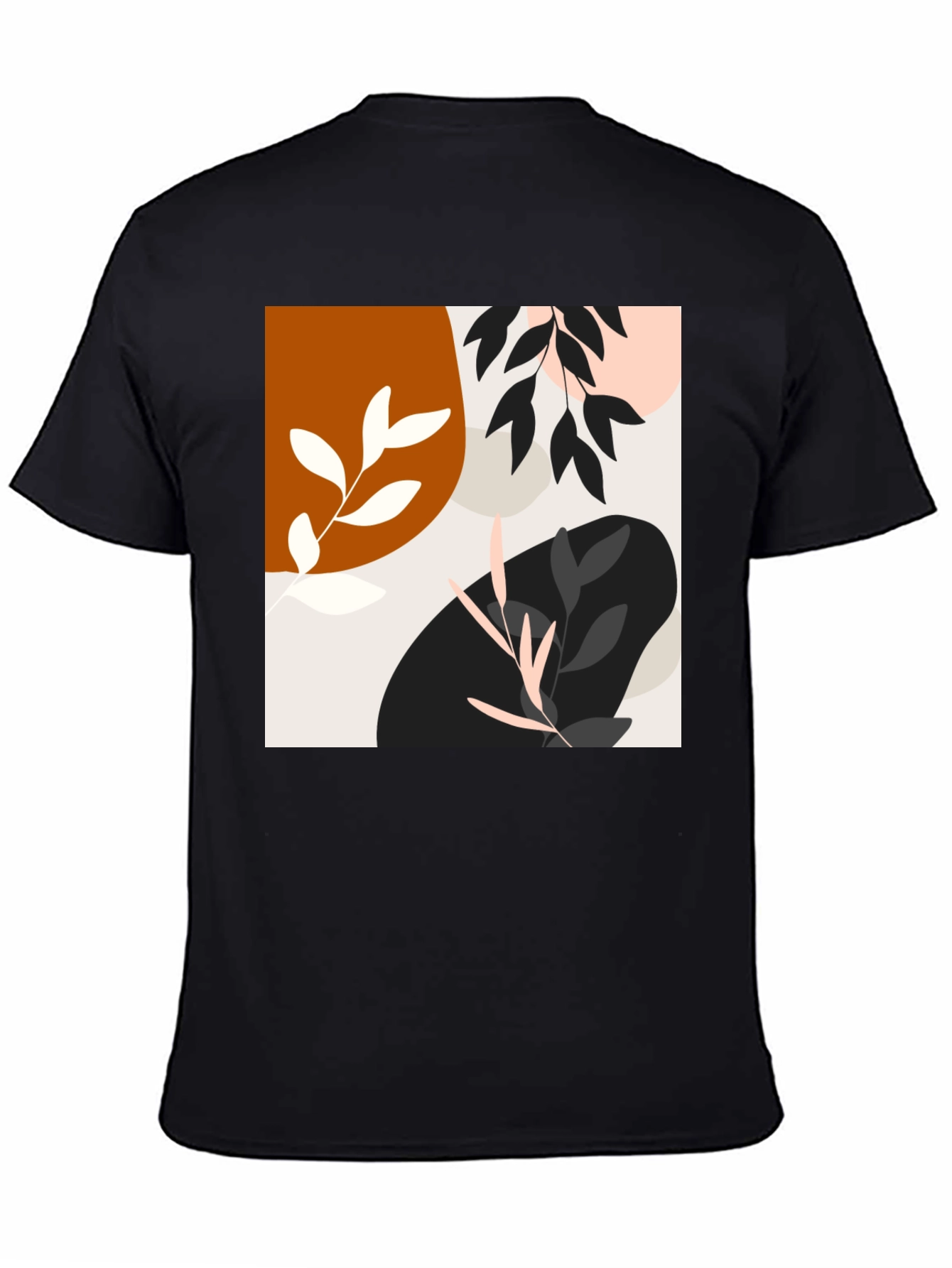 Modern Art Black T-Shirt