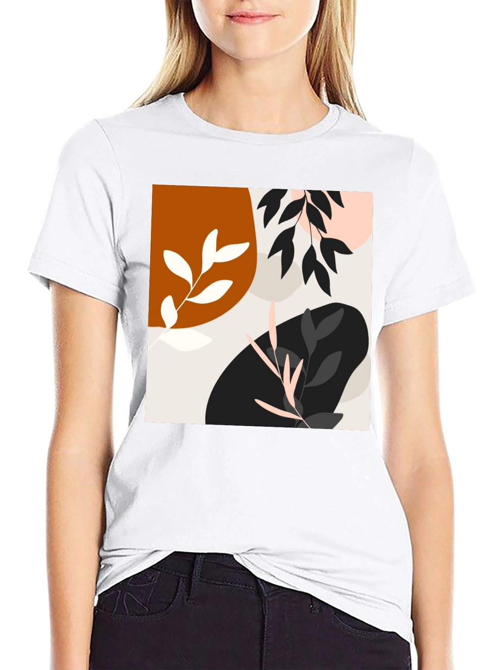 Modern Art Black T-Shirt