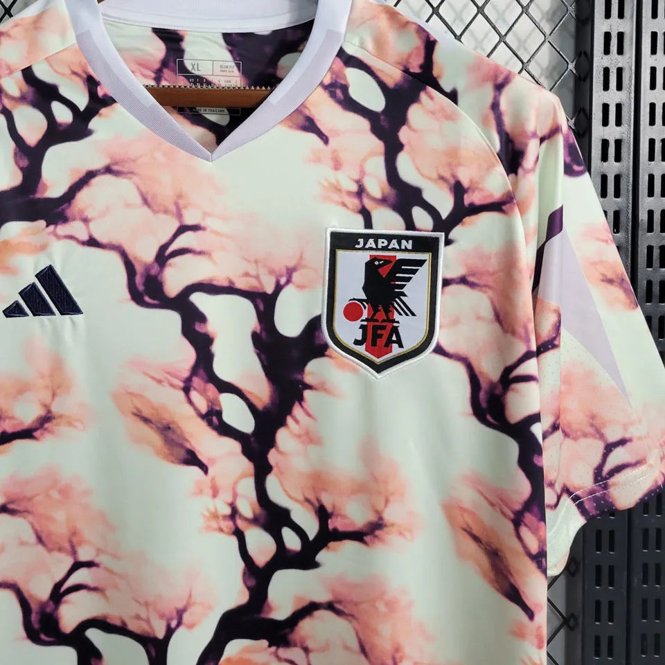 2023 Japan Cherry Tree Concept Version Fans Soccer Jersey Detail 2