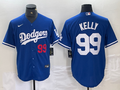 Men's Los Angeles Dodgers Joe Kelly #99 Blue Replica Player Jerseys