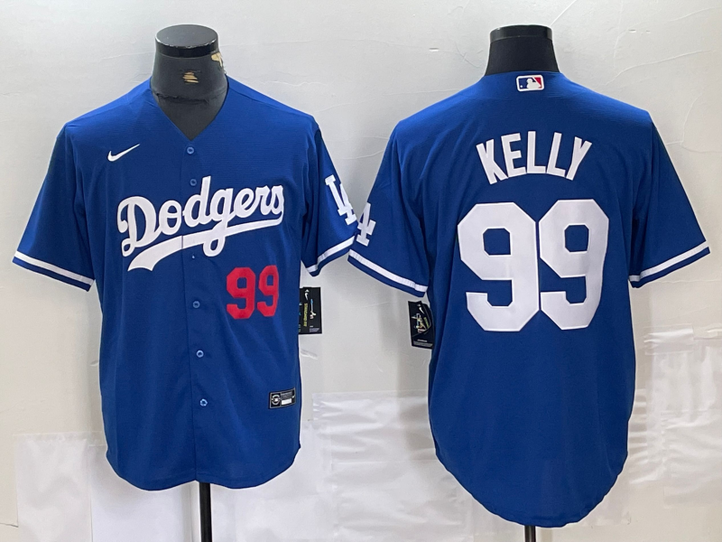 Men's Los Angeles Dodgers Joe Kelly #99 Blue Replica Player Jerseys